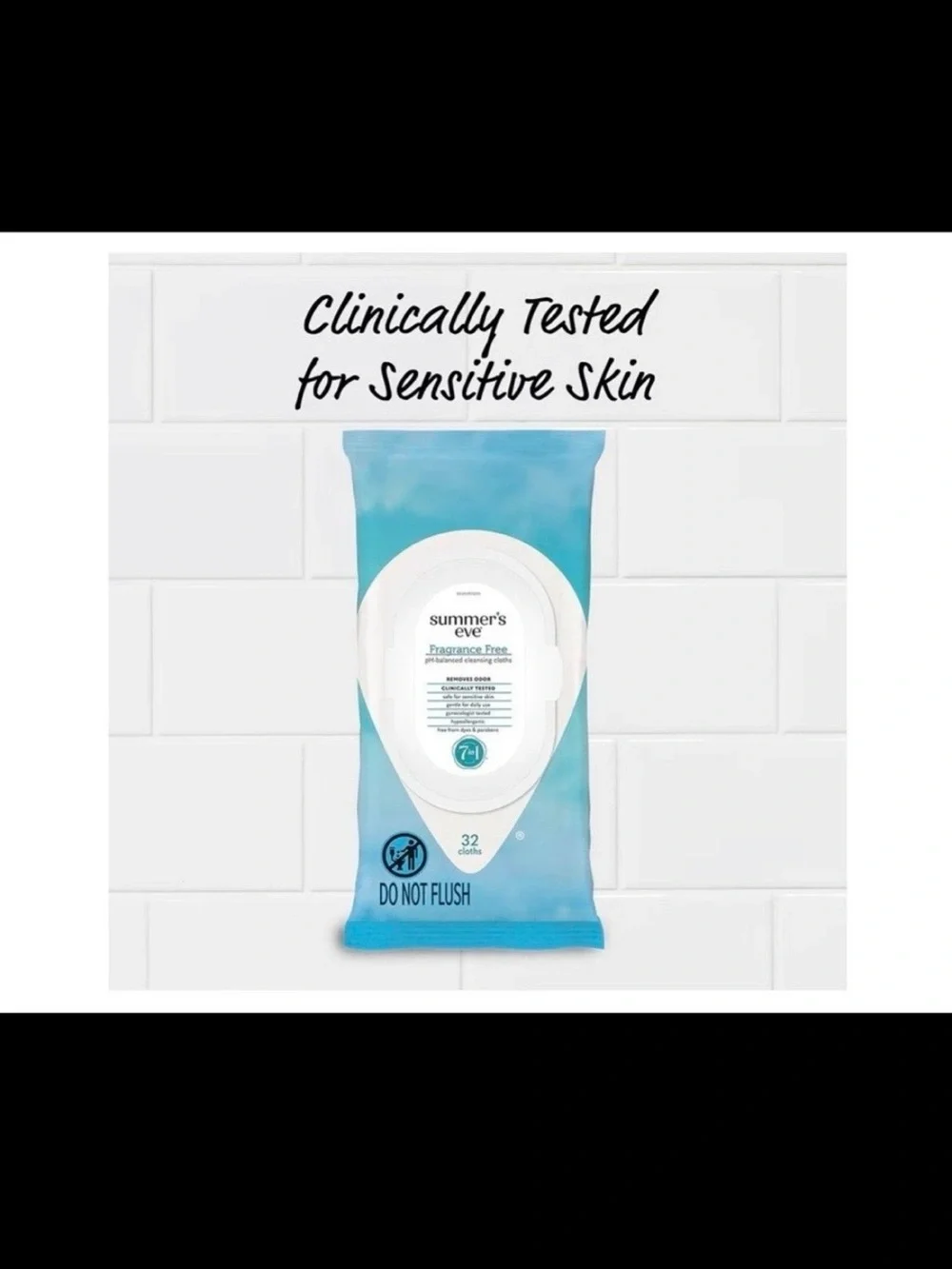 Summer’s Eve Fragrance FREE Cleansing Wipes-Sensitive Skin Multi Pack